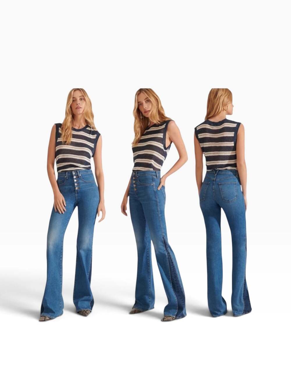 Veronica Beard Kiley Wide Leg High Rise Jeans Size 26